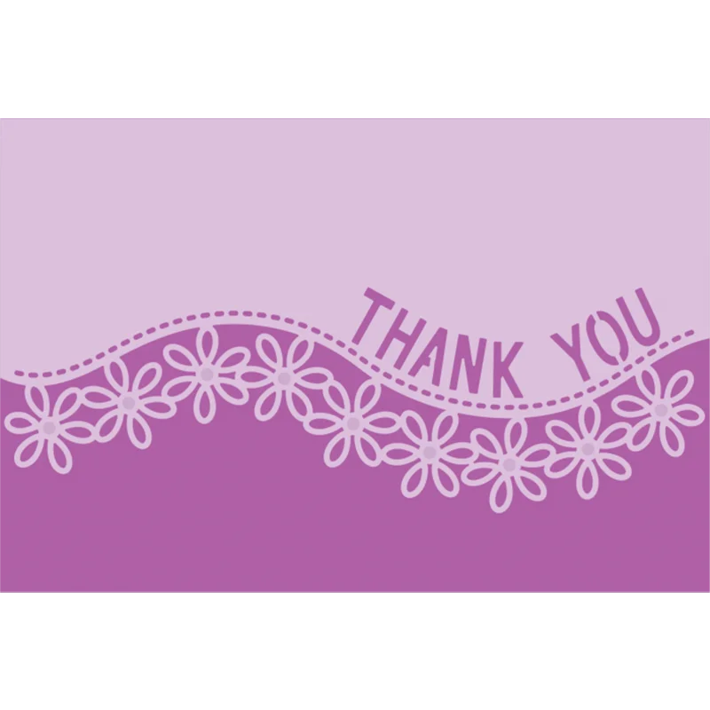 

JC Thank You Letters Lace Metal Cutting Dies Scrapbook Shape Die Cut Paper Card Make Stencil Craft Mold Mould Model Decoration
