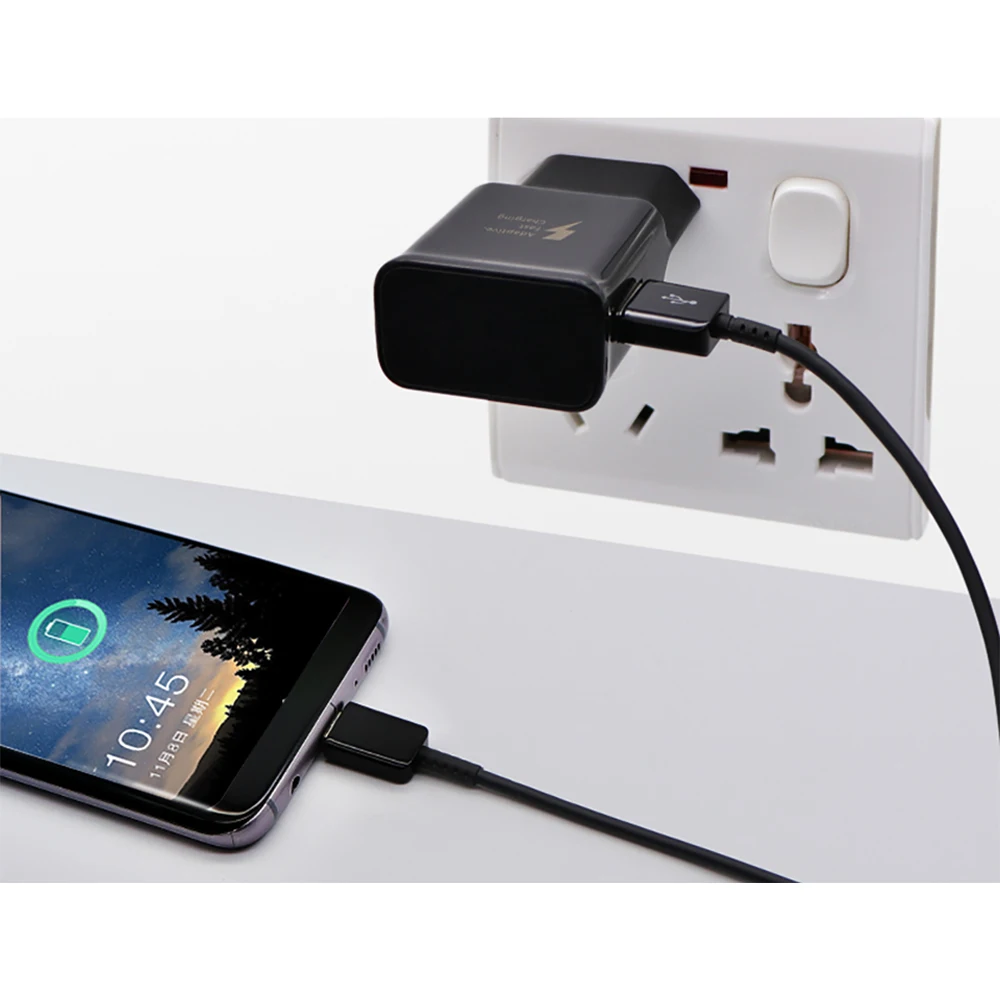 Быстрое зарядное устройство QC 2 0 USB Type-C для iPhone Samsung Note 8 9 A50 макс. 1 67 А USB-адаптер |