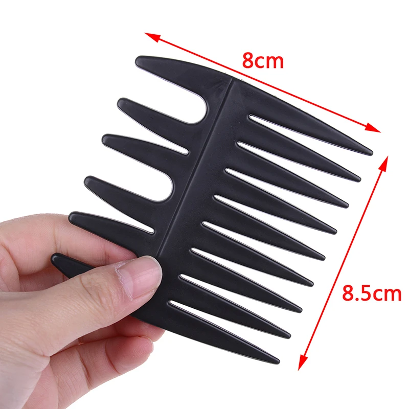 

Pro Double Side Tooth Combs Fish Bone Shape Hair Brush Barber Hair Dyeing Cutting Coloring Brush Home DIY Styling Tool 8.5 * 8cm