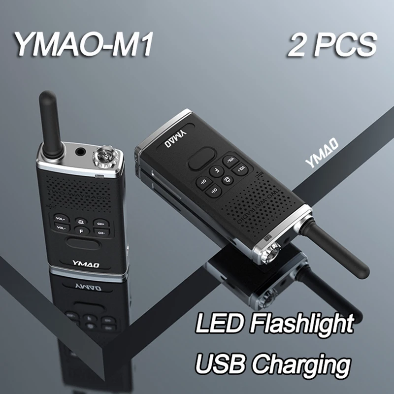 

2 шт., портативная рация YMAO M1