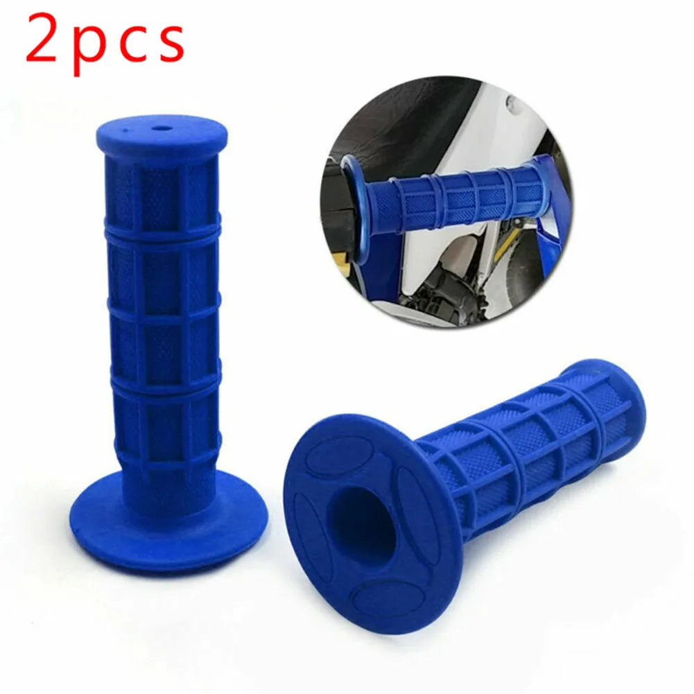 

2pcs/pair Motorcycle Hand Grips Anti-slip Handlebar Handle Grip For Motorbike 7/8' Rubber Grip Cover 22mm