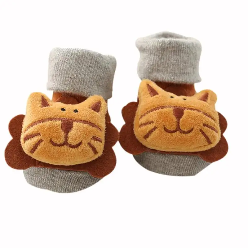 1 пара детских носочков пол стерео-носки нескользящие Копилка головка со