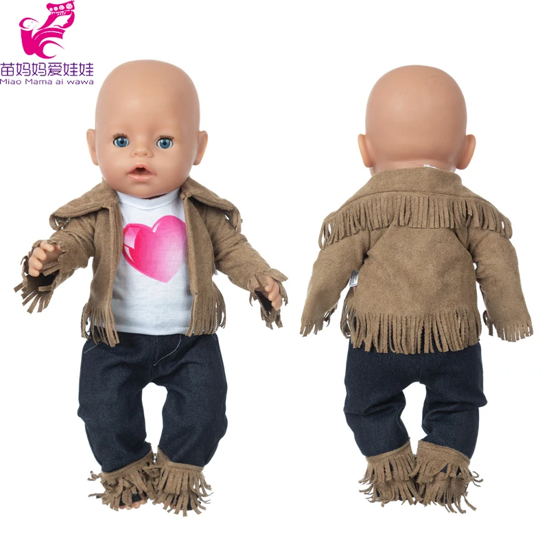 

Baby Doll Clothes Coat For 18 Inch American OG Girl Doll Cowboy Jackets Toys Outfits