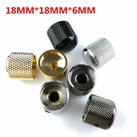 1 pcs electric guitar bass tone and volume metal electronic control knobs cap made in korea 18mm18mm6 0mm guitarra electrica