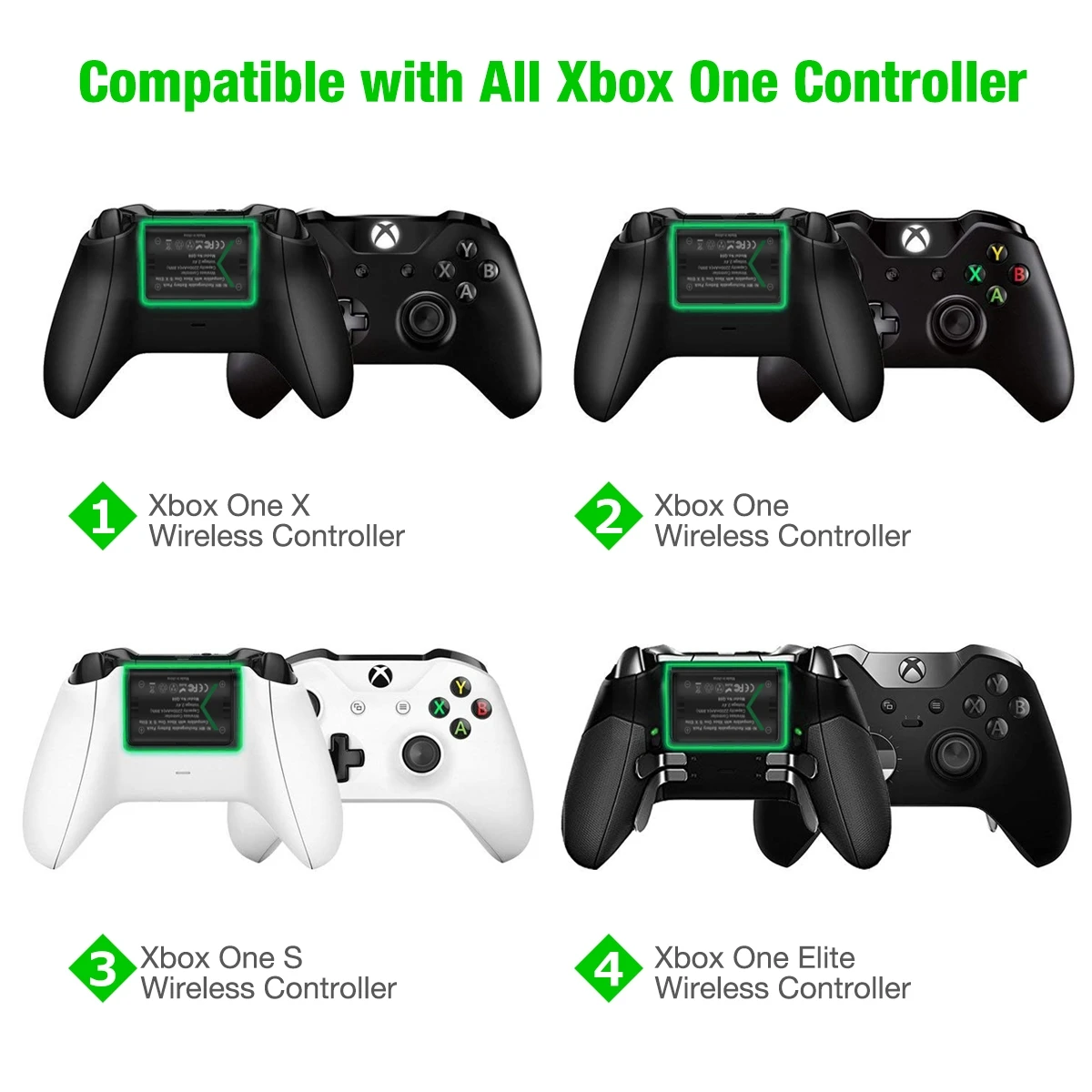 Аккумулятор 2X255 0 мА · ч для беспроводного геймпада Xbox Series X/S/Xbox One S/X + зарядное