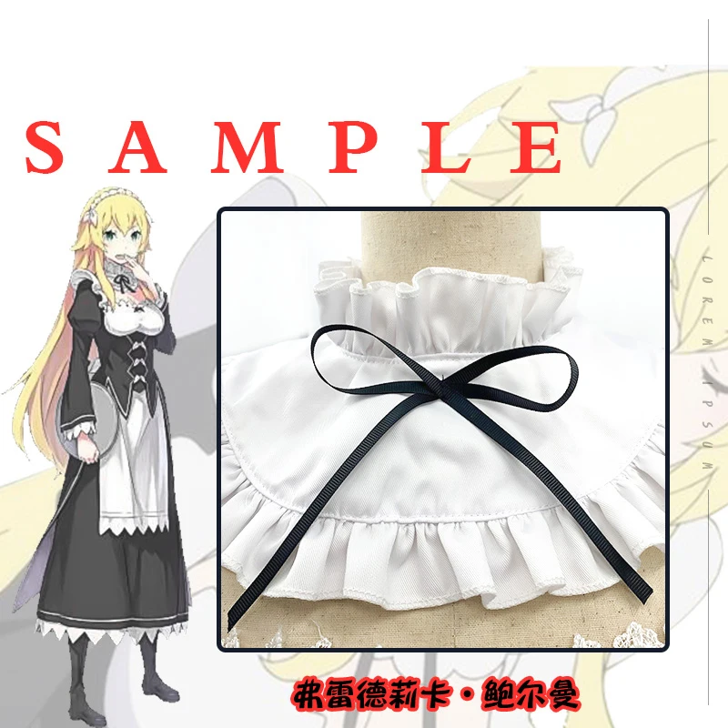 

Anime Re:Zero Frederica Baumann Cosplay Costume Re: Life In A Different World From Zero Maid Dress Long Uniform