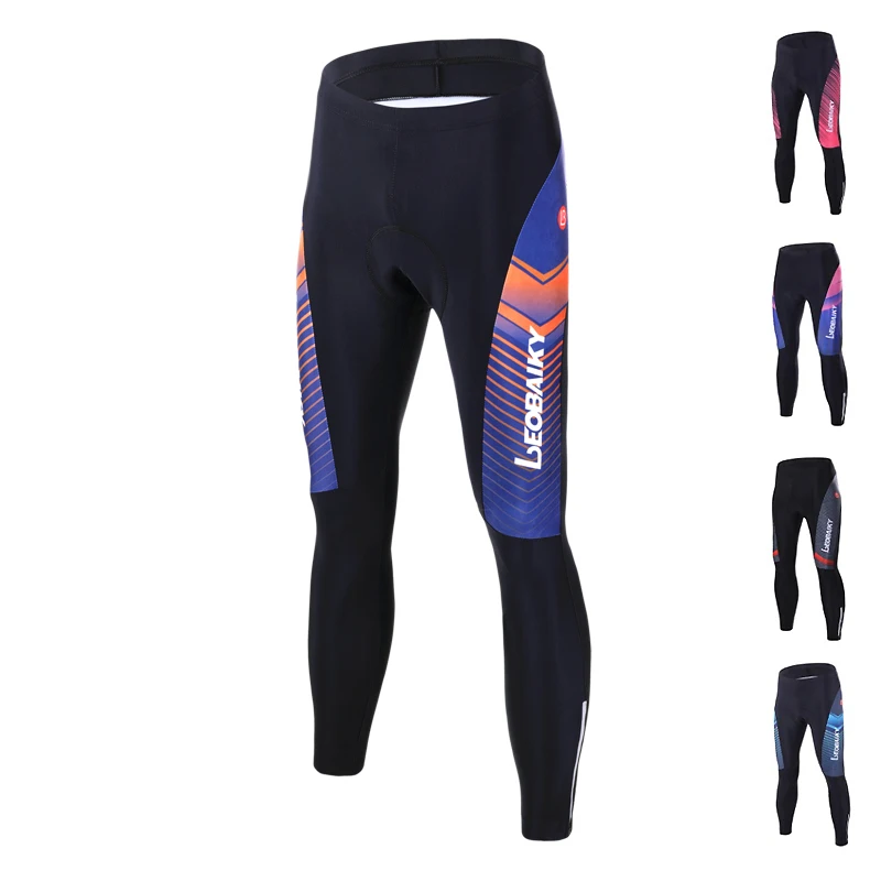 

Spring Autumn Cycling Tights Men Cycling Pants Gel Mtb Bike Trousers Bicycle Pants Long Shorts Fitness Reflective Downhill Pants