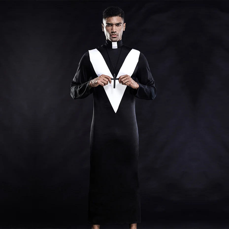 

Sexy Cosplay Lingerie Set Underwear Black God Father Robe Sleepwear Erotic Lingerie Porno Costumes Sexy Clubwear Outfits