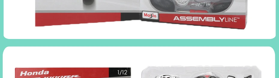 Maisto 1:12 сплав мотор модель велосипеда головоломка игрушка сборка мотоцикл CBR 1000RR Коллекция украшения игрушки для детей
