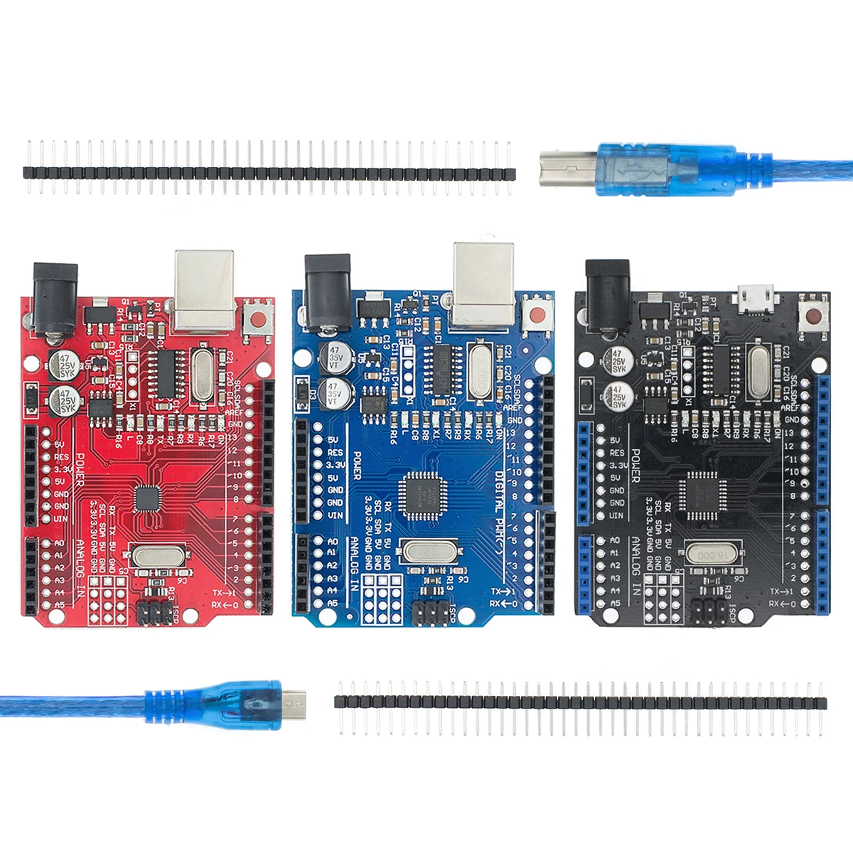 Плата разработки UNO R3 CH340G + MEGA328P SMD 10 шт. чип 16 МГц для Arduino USB кабель ATMEGA328P CH340 2 4