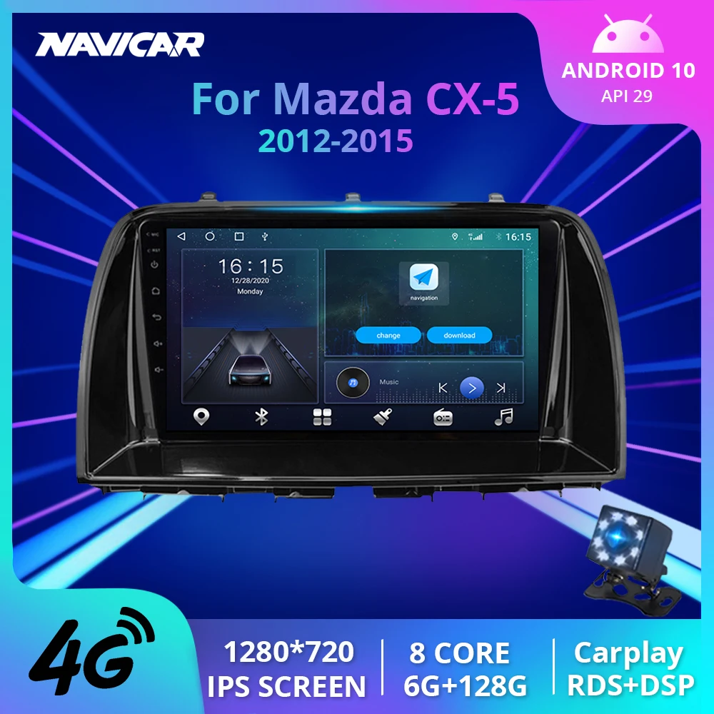 Автомагнитола 2DIN Android 10 0 для Mazda CX5 CX 5 2012 2015 автомобильный мультимедийный