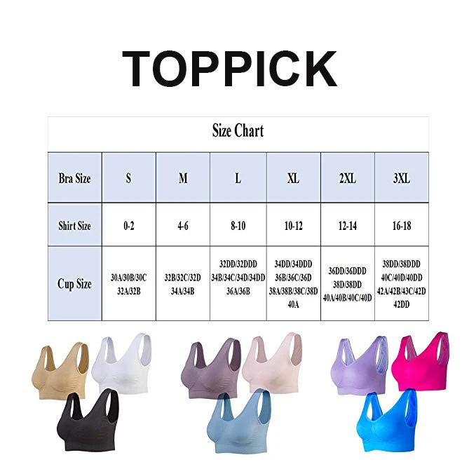

Breathable Women Yoga Bra Athletic Vest Cotton Fitness Stretch Bra Underwear Running Gym Plus Size Women Padded Sports Top