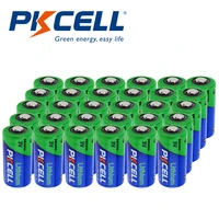 30pcs pkcell cr123a 3v lithium li mno2 battery equal cr123 123a cr17345 kl23a vl123a dl123a 5018lc el123ap for camera