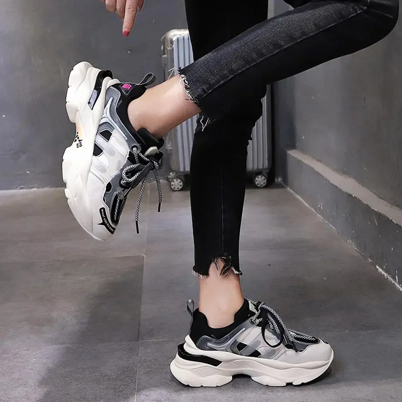 

Кроссовки женские спортивные, беговые Сникерсы, большие размеры, 34-44