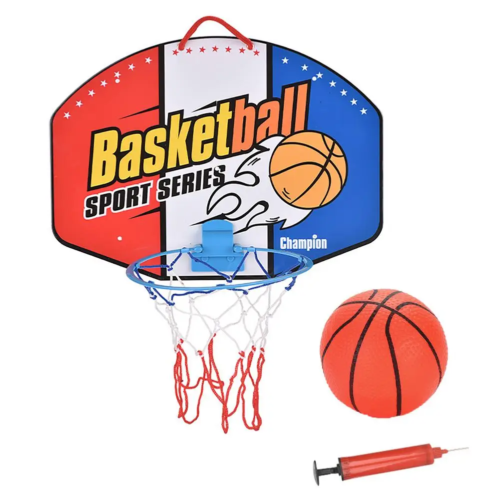 

Kid Hanging Basketball Board Set With Basketball Portable Mini Netball Hoop Toys ForParent-child Interactive Basketball Toys