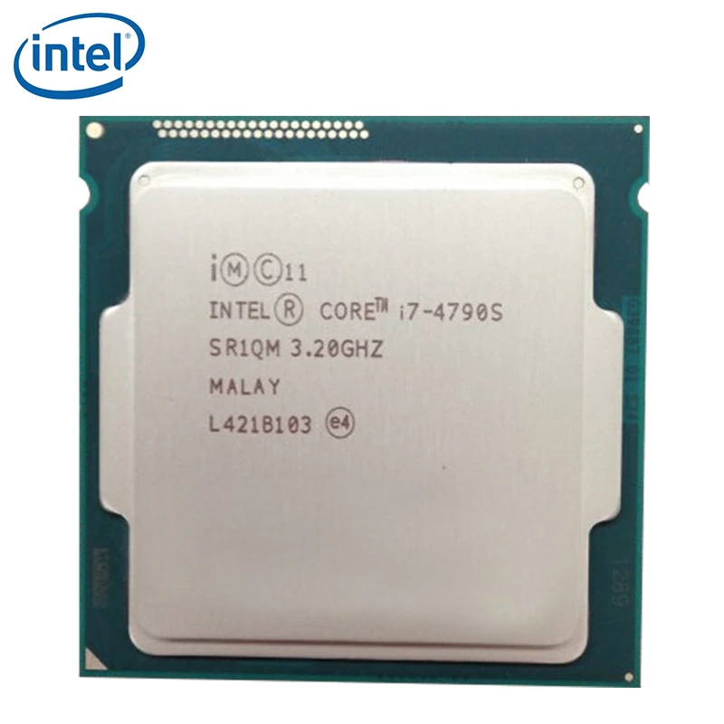 Verkauf Intel Core I7-4790S I7 4790S 4GHz Quad-Core Acht-Gewinde Desktop CPU Prozessor 65W 8M LGA 1150 Getestet 100% Arbeits