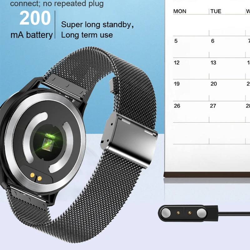 Лучшие продажи ЭКГ PPG Смарт часы браслет для мужчин с электрокардиограммой