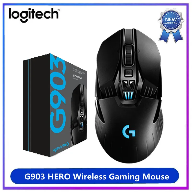Беспроводная игровая мышь Logitech G903 HERO LIGHTSPEED RGB 16000DPI улучшенная версия для