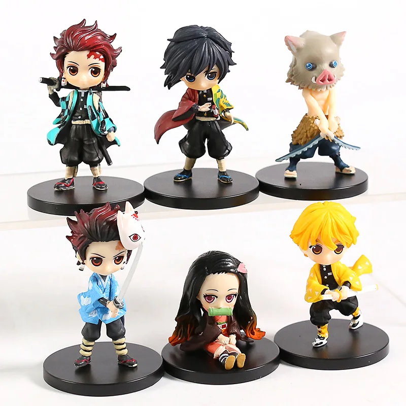 Демон убийца Kimetsu без Yaiba Q Posket гитара Пти Буше Vol.1 Vol.2 камадо Tanjirou Nezuko мини ПВХ