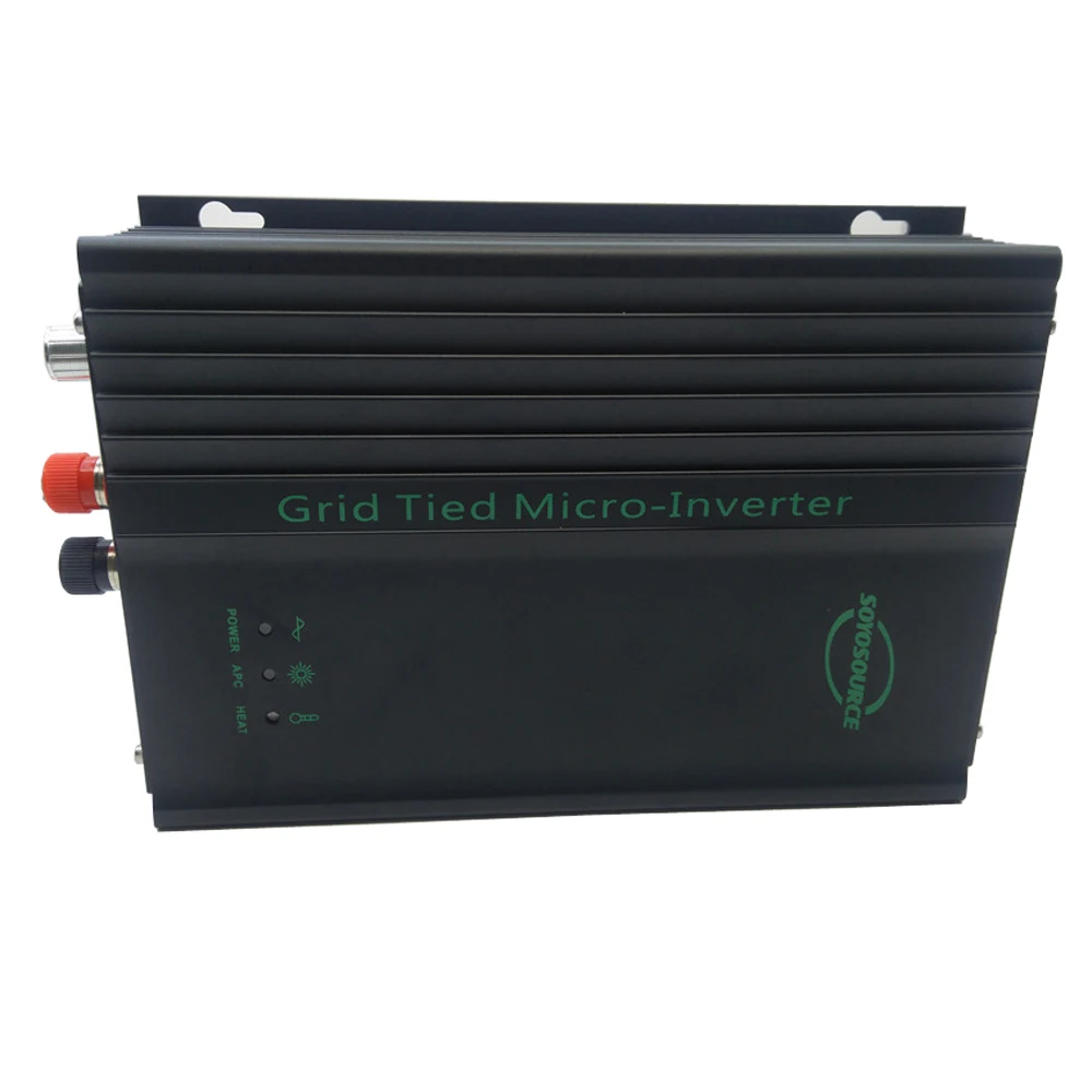Солнечный grid tie Инвертор 600 Вт mppt Регулируемый аккумулятор разряжаемая мощность 24