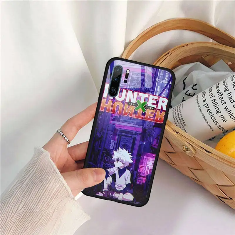 

Anime Hunter x Hunters Phone Case Tempered glass for Huawei P9 P10 P20 P30 Pro Plus Lite Mate 9 NOVA 3E 3I
