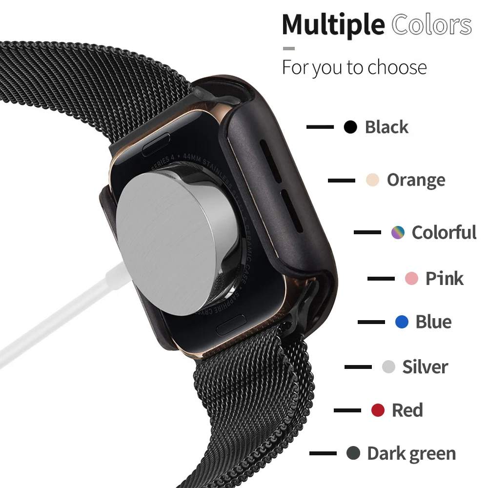 Чехол из алюминиевого сплава и ТПУ для Apple Watch SE Series 6 5 4 3 чехол 40 мм 44 42/38 защитная