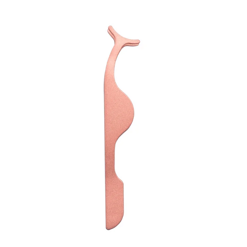 

Eyelash Applicator Private Label Stainless Steel False Tweezers Mink Lash Tools in Rose Gold Pink Black Colors