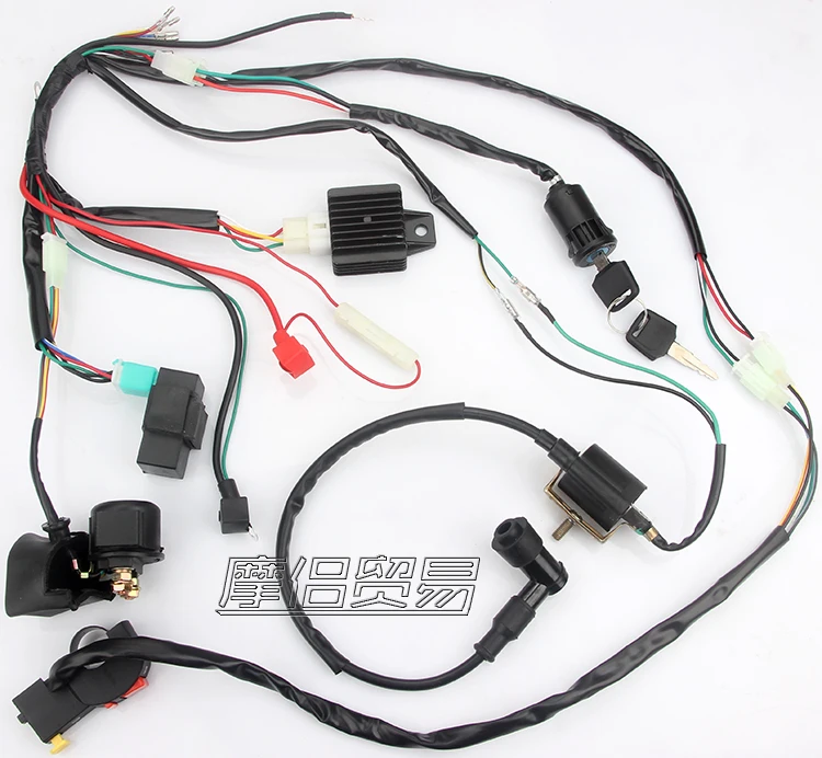 Жгут проводов для мотоцикла CDI соленоидный выпрямитель катушки зажигания 50 куб.