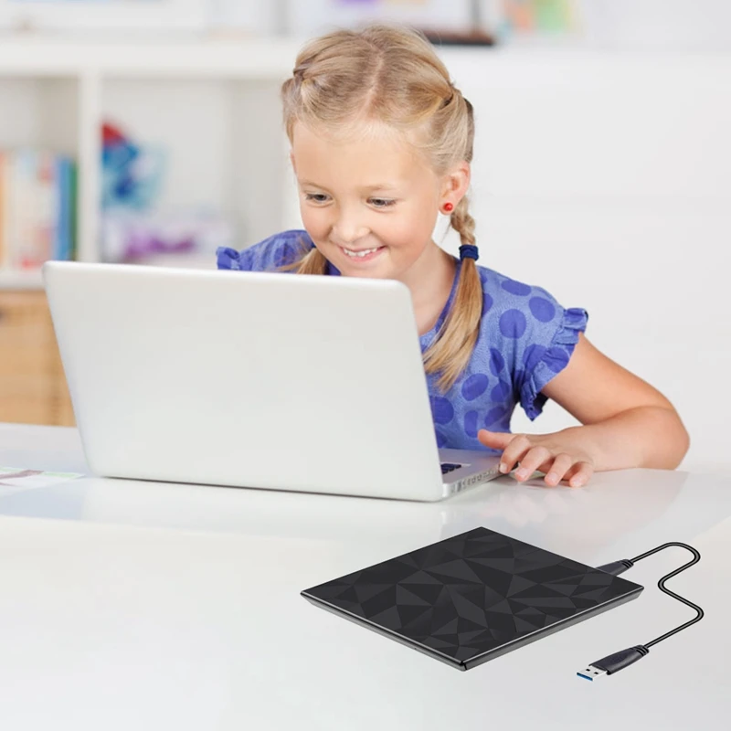 Внешний CD DVD-привод DVD-плеер USB 3 0 ультратонкий оптический привод для ноутбука Mac