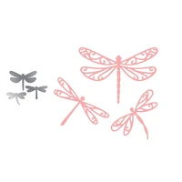 2022 new design dragonfly metal cutting dies shape for scrapbooking diy craft die cut stencil card make mould sheet decoration