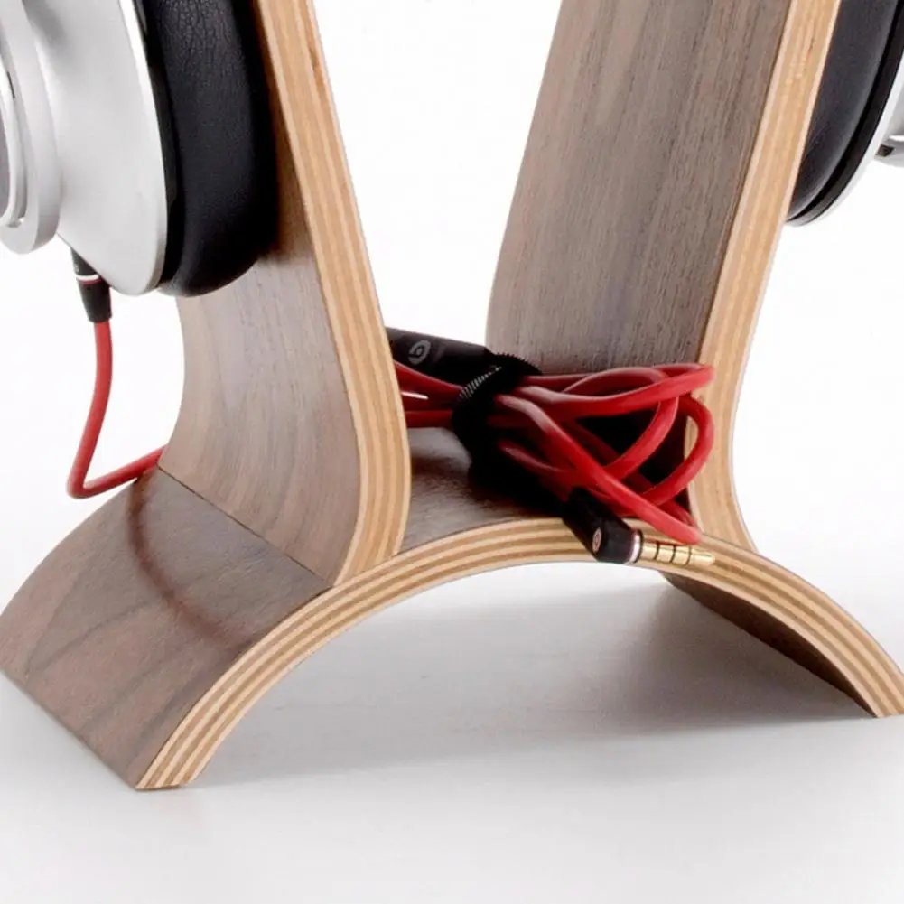 Подставка для наушников настольная подставка из дерева на голову инновационная