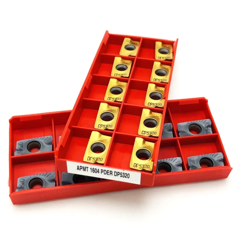 APMT1604 PDER DP5320 DP5420 твердосплавные вставки большие R0.8 Токарные Инструменты Карбид