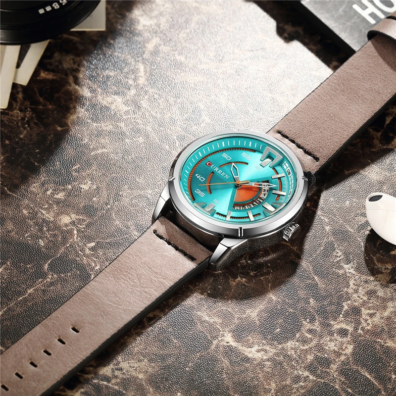 

Men Watch CURREN Top Luxury Brand Quartz Waterproof Wrist Watches Mens Casual Leather Sport Male Clock Date Relogio Masculino