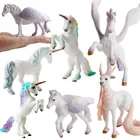 Милая модель Пегаса Tenma, эльфа, овцы, единорога, имитация мини-животного, лошади, фигурка, дикие фигурки, Детская развивающая игрушка, подарок