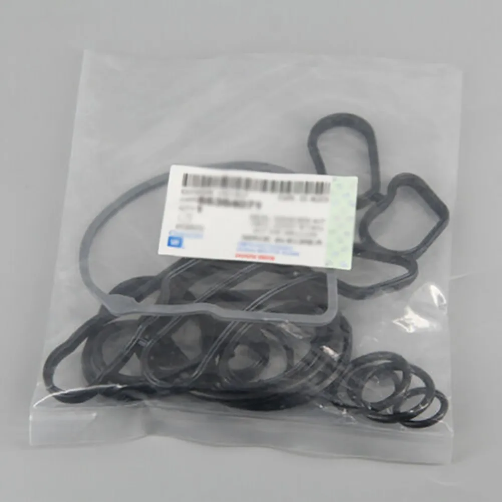 93186324 55354071 For Chevrolet Cruze Aveo Engine Oil Cooler Gasket Seal Suit Radiator Repair Kit Car Accessories | Автомобили и