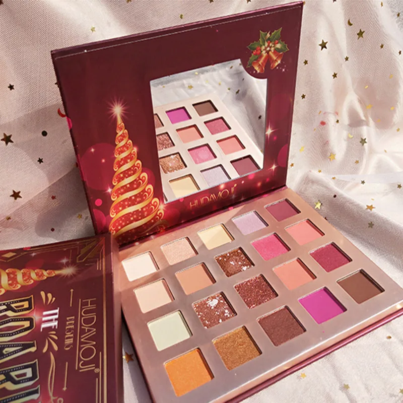 Палитра теней для век HUDAMOJI 20 цветов блестящие матовые тени пудра румян TSLM1| |