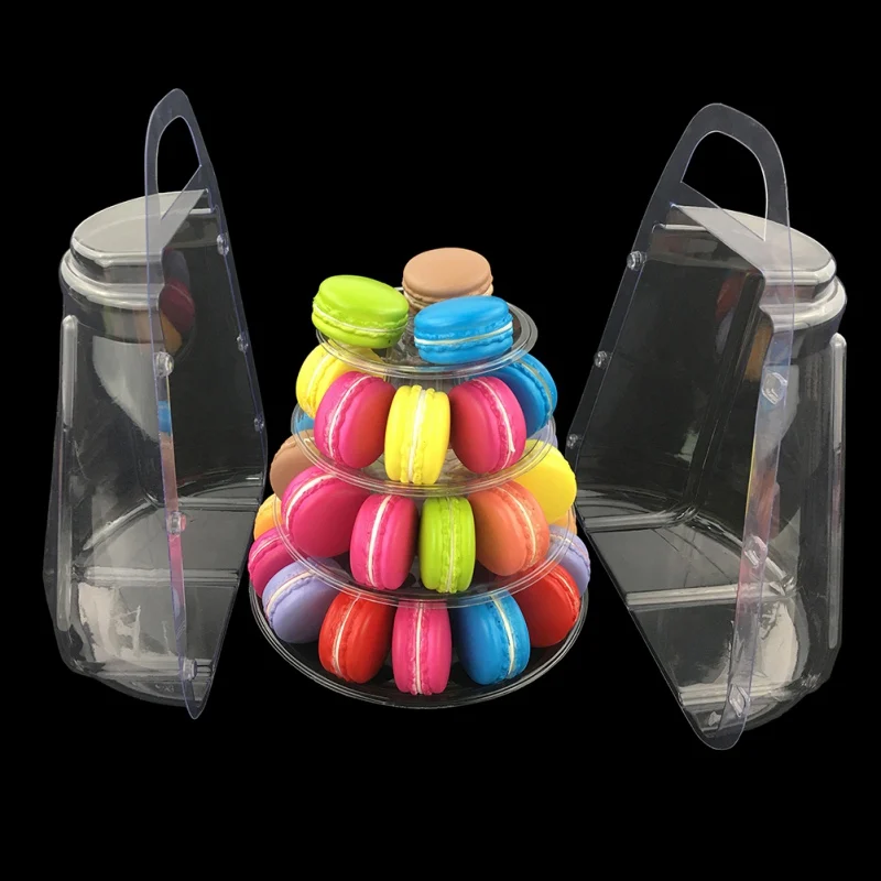 4/6 слоев Macarons Дисплей Башня башня из кексов держатель многофункциональный десерт