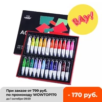 20ml professional acrylic paint set for painting 1224 colors fabric paint for textiles wall drawing glass paint art supplies