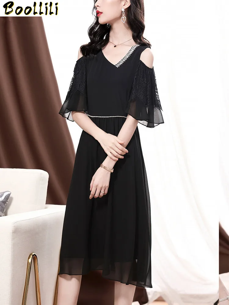 Летнее платье из 100% натурального шелка 2020 винтажное элегантное сексуальное