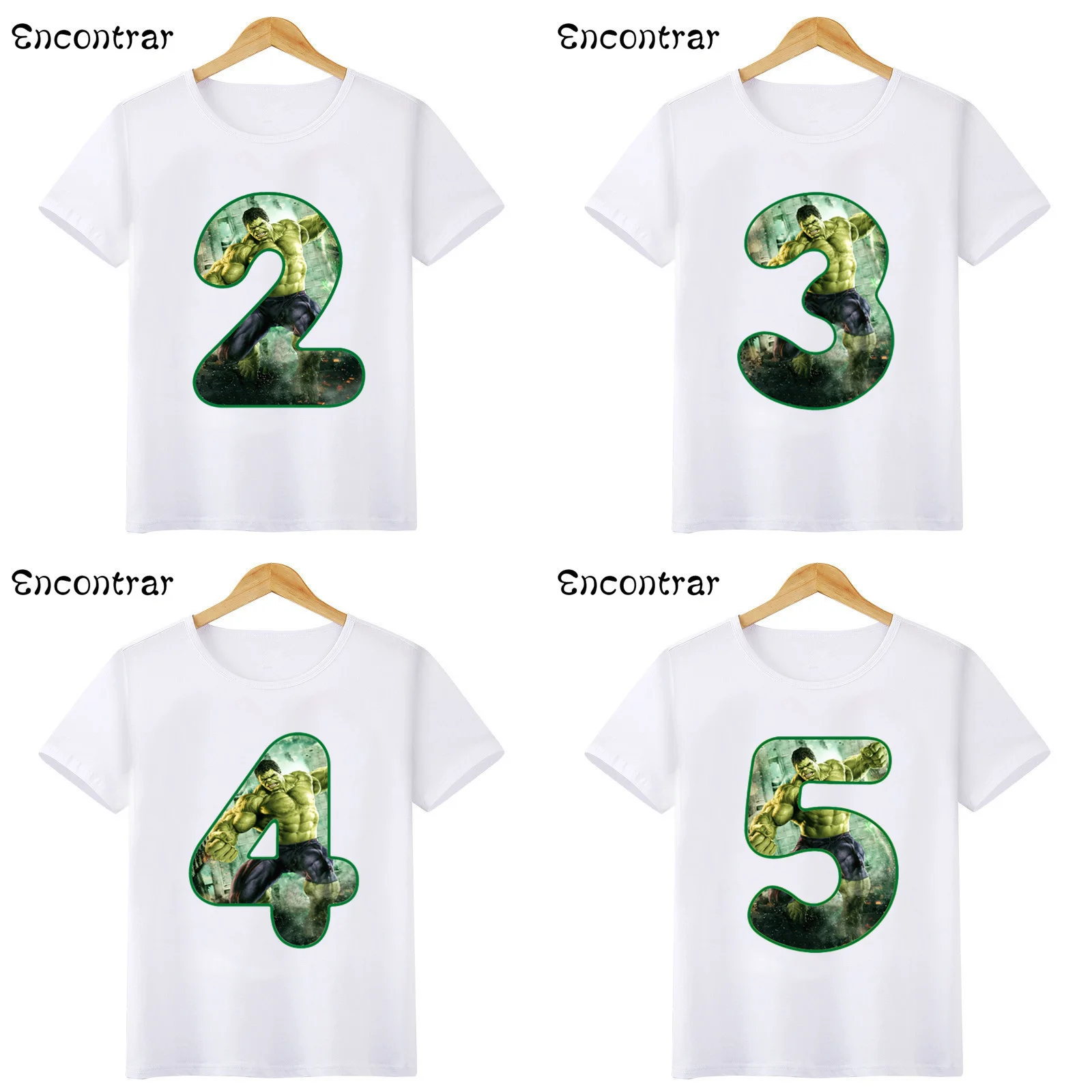 Детская футболка с Халком для маленьких мальчиков и девочек изображением героев