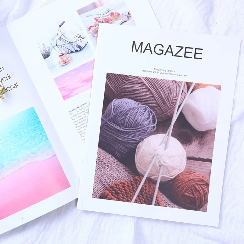 

English Magazine INS Photo Props Card Background Photography Shooting Props Photo Magazine Decoration Accessories Fake Books