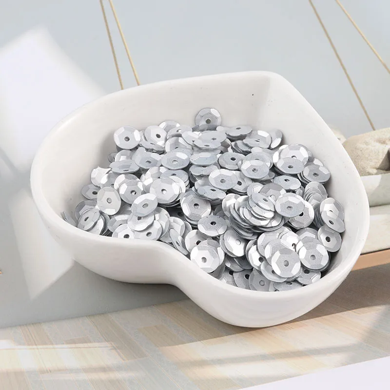 720pcs/Lot Matte Color 6mm CUP Round Sequins Paillettes Sewing Wedding Craft Scrapbook Women Garments Accessories - купить по