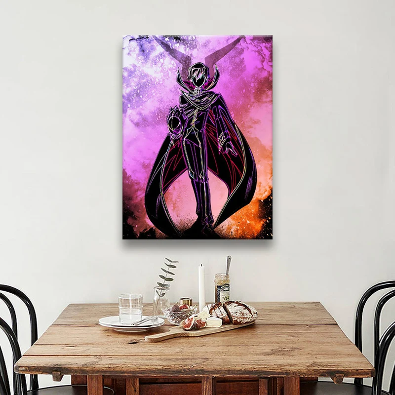 

Canvas Wall Art Printed Code Geass Pictures Poster Paintings Home Decoration Classical Animation Modular Living Room No Frame