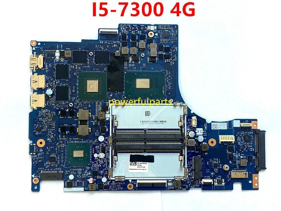 

DY512 NM-B191 motherboard for lenovo Legion Y520-15IKBN mainboard with i5-7300 CPU+gtx 1050 graphic 4G 5B20N00301 mainboard