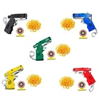 Игрушечный пистолет для игр, складной резиновый пистолет для стрельбы, игрушка для удержания 6 круглых забавных настольных игр для вечеринок, игрушки для детей, подарок