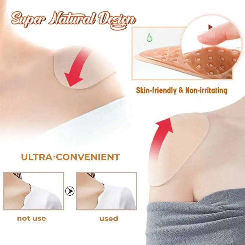 

2Pcs Naturally Soft Anti-Slip Shoulder Pads