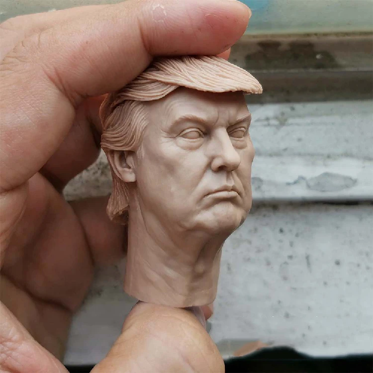 Лидер США в масштабе 1/6 Дональд Трамп неокрашенные модели голов для 12 дюймовых