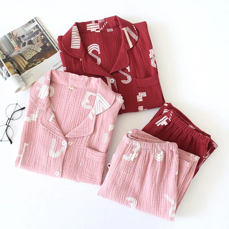 Хит продаж Женский пижамный комплект весенне-осенняя одежда с длинным рукавом +