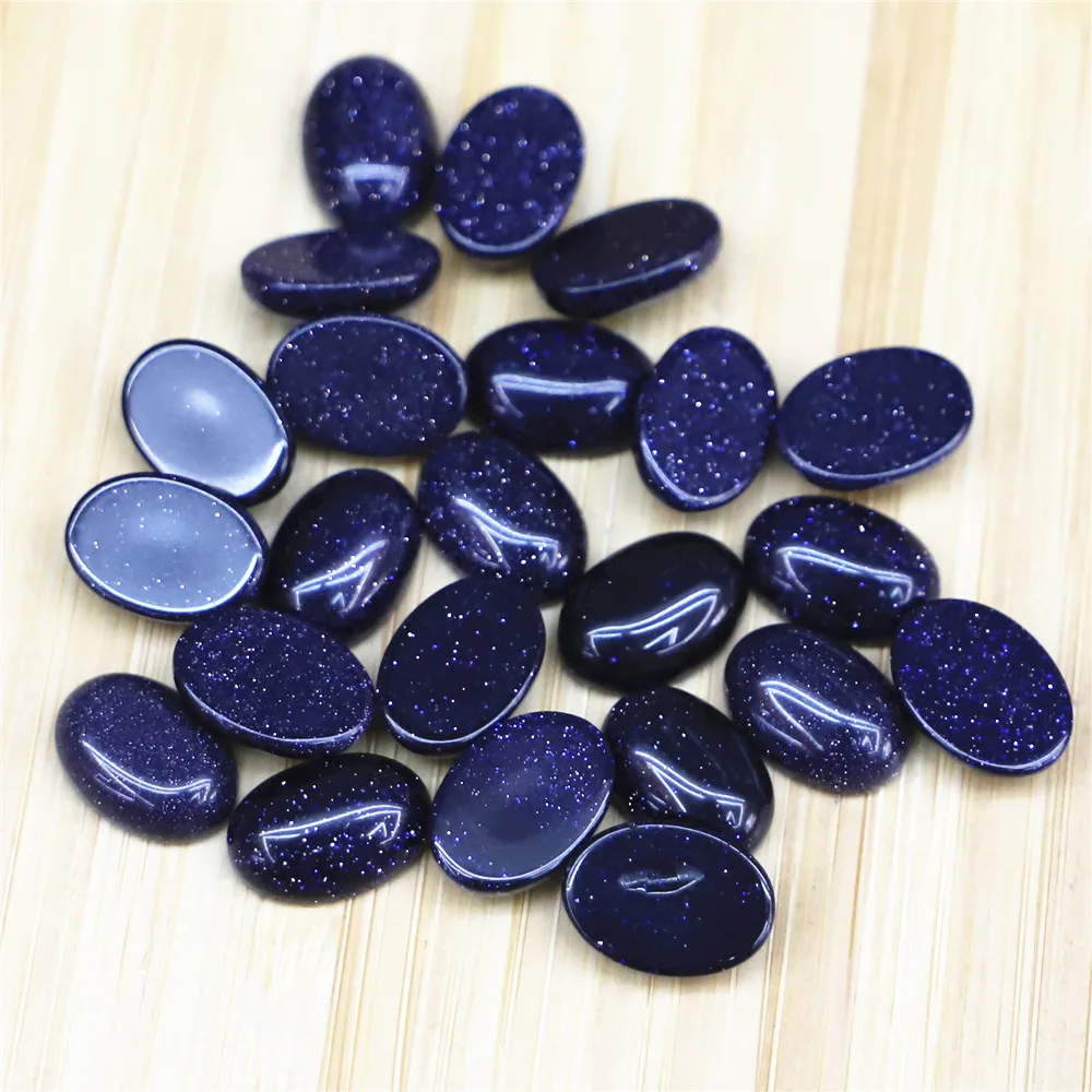 

Oval 10x14MM Natural Stone Beads Rhodonite Lapis Crystal Howlite Onyx Zoisite Amazonite Sodalite CAB Cabochon 30Pcs