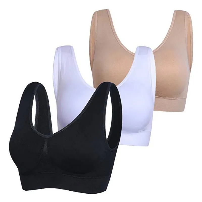 

Bras For Women Underwear Sexy Lingerie Solid Bra Seamless Push Up With chest pad Tops Bralette Brassiere Wireless Vest